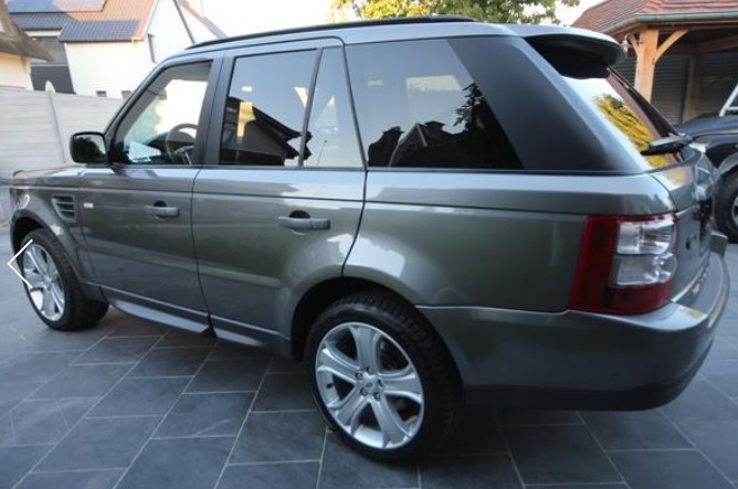 Left hand drive car LANDROVER RANGE ROVER SPORT (01/10/2009) - 